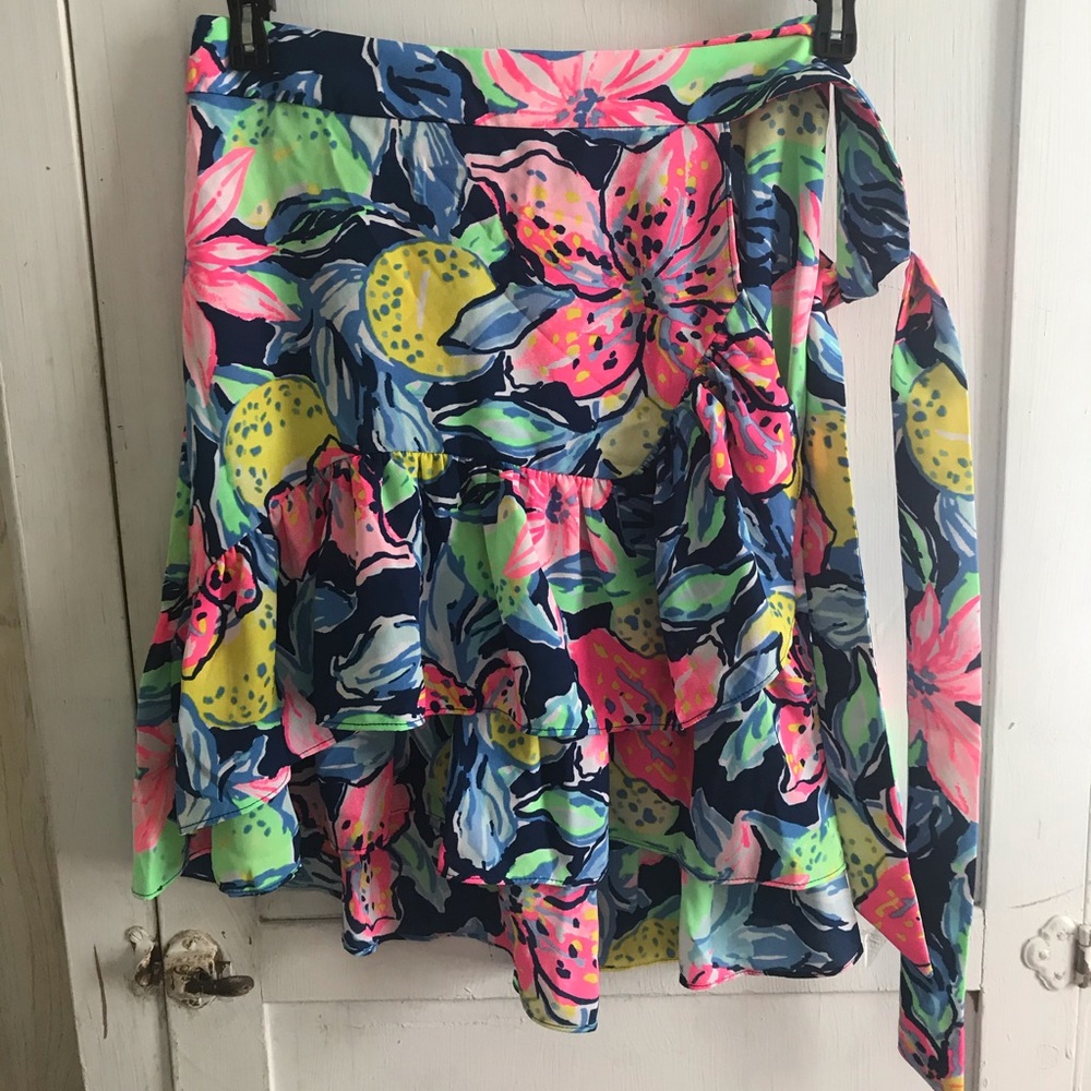 Lily Pulitzer Nessa Skirt in Nauti Navy